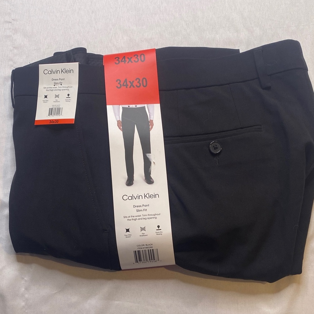 Calvin Klein Classic‎ Black Trousers